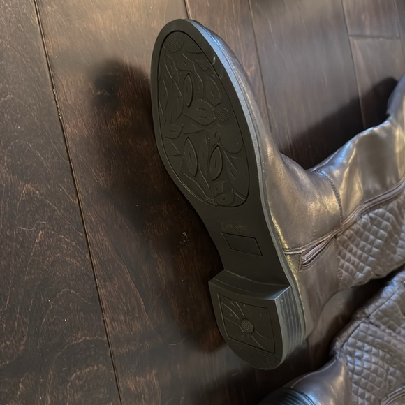 Life stride wide calf brown quilted boots NIB 7.5 - Picture 6 of 10